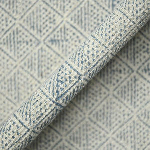 Amer Rugs Dune Hand-woven Distressed Geometric Flat-weave Cotton Runner Rug For Cozy Living Spaces Blue Cotton Dun60576