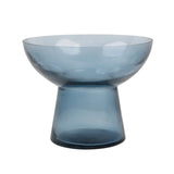 Dovetail Deonne Glass Vase - Transparent Blue 