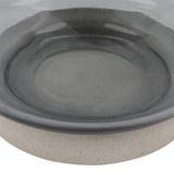 Dovetail Kellsie Hurricane Glass and Stone - Smoked Grey