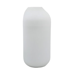Dovetail Caleb Glass Vase - White 