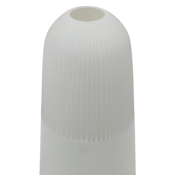 Dovetail Areli Glass Vase - White 