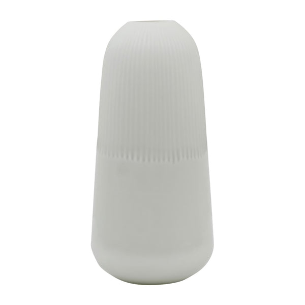 Dovetail Areli Glass Vase - White 