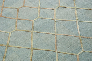 Safavieh Dve Hand-knotted Rug From Nepal - Luxurious Silk And Wool Blend For Elegant Home Décor Enhancement Aqua ,Gold Silk And Wool Dve473a-cnr