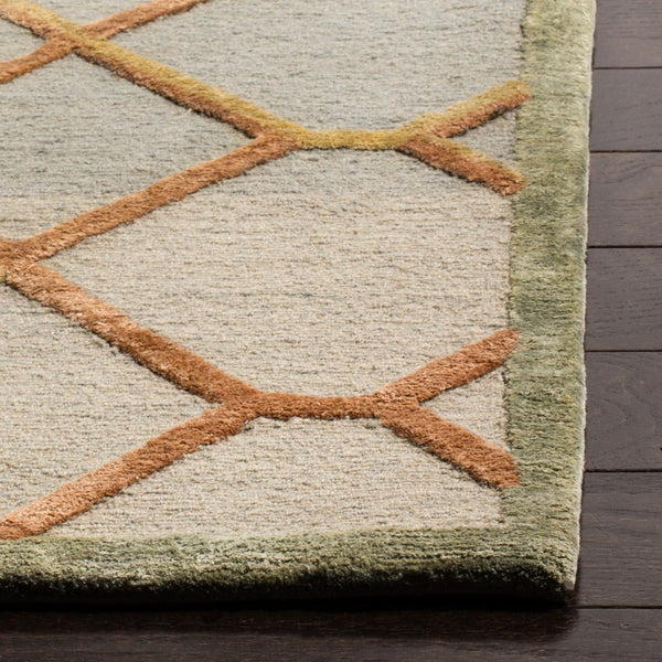 Safavieh Dve Hand-knotted Rug From Nepal - Luxurious Silk And Wool Blend For Elegant Home Décor Enhancement Aqua ,Gold Silk And Wool Dve473a-cnr