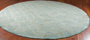 Safavieh Dve Hand-knotted Rug From Nepal - Luxurious Silk And Wool Blend For Elegant Home Décor Enhancement Aqua ,Gold Silk And Wool Dve473a-cnr