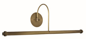 House Of Troy Direct Wire Xl Led Picture Lights - Elegant Slim-line Design With Dramatic End Caps For Art Display Antique Brass Metal Dxledz30-71