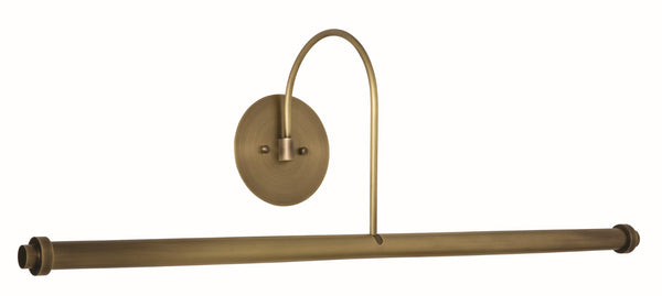 House Of Troy Direct Wire Xl Led Picture Lights - Elegant Slim-line Design With Dramatic End Caps For Art Display Antique Brass Metal Dxledz30-71