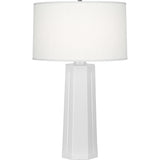 Robert Abbey Daisy Mason Table Lamp Daisy Glazed Ceramic Oyster Linen Shade