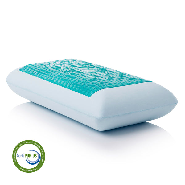 Malouf Gel Dough® + Z™ Gel Pillow - Experience Unmatched Cooling Comfort With Premium Memory Foam Support   Zzkkhpgl