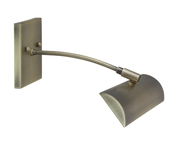 House Of Troy Direct Wire Zenith Led Picture Lights - 12" Dimmable Design For Perfect Artwork Illumination Antique Brass Metal Dzledz12-71