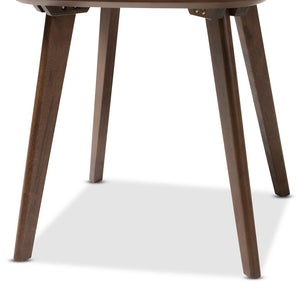 Baxton Studio Baxton Dahlia Mid-Century Modern Walnut End Table - Stylish, Durable Accent for Living Rooms & More Dahlia-Walnut-ET
