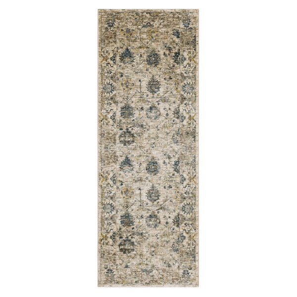 Darica Cream 2' 7" x 7' 3" Area Rug Karastan Rugs