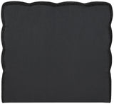 Deco Black Boucle Fabric Twin Bed DecoBlack-T Meridian Furniture