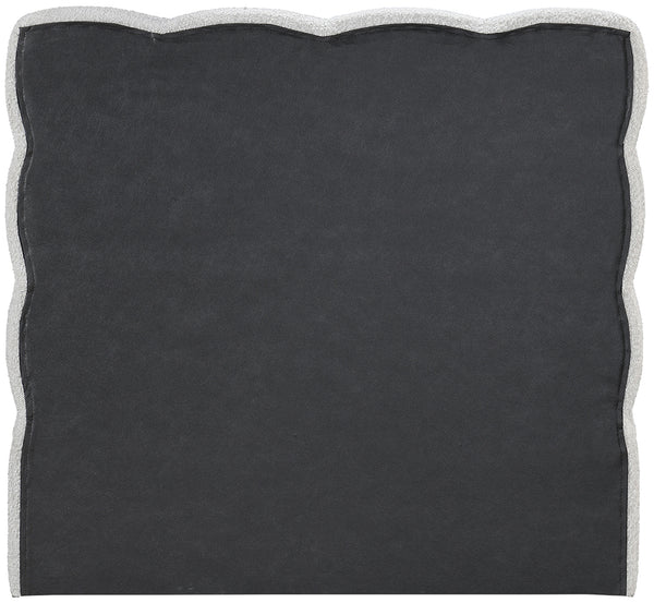 Deco Cream Boucle Fabric Twin Bed DecoCream-T Meridian Furniture