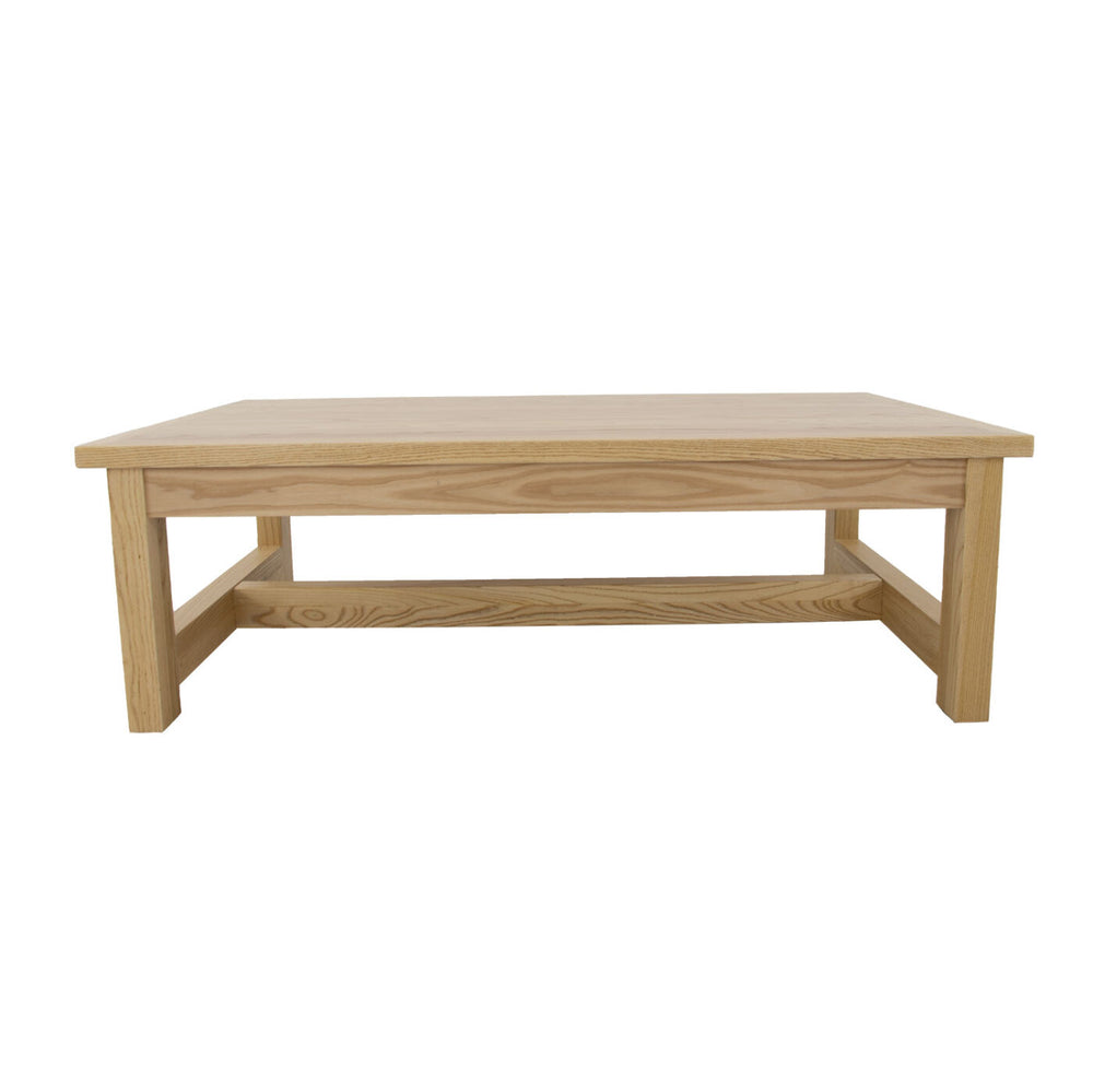 Zeugma Denise Organic Oak Wood Coffee Table - Stylish Rectangular Design, Durable & Handcrafted Elegance Organic Oak Wood Solid Wood T03