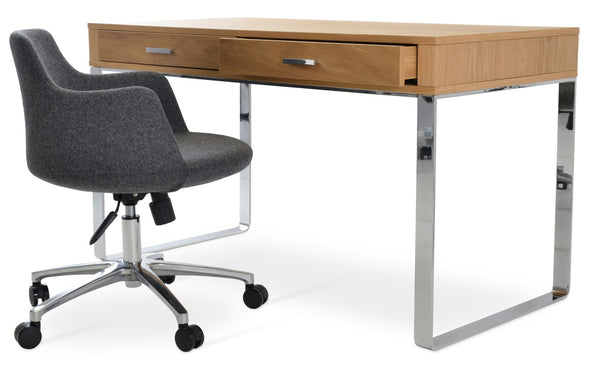 Soho Concept Dervish Arm Office Chair – Ergonomic Design, Camira Yoredale Fabric, 10-year Guarantee, Luxury Comfort   Soho-concept-dining-chair-13989