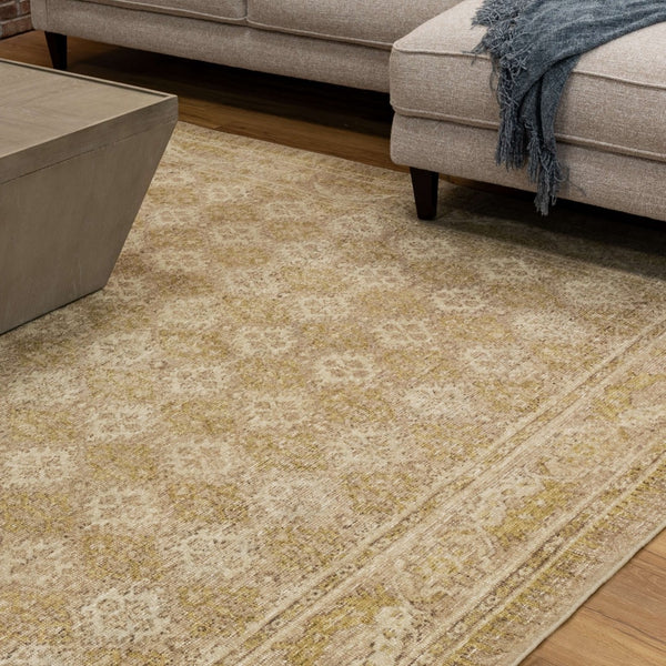 Karastan Rugs Artemisia By Bobby Berk Desert Star Hand Knotted Flatwoven Wool Area Rug Beige 8' x 10'