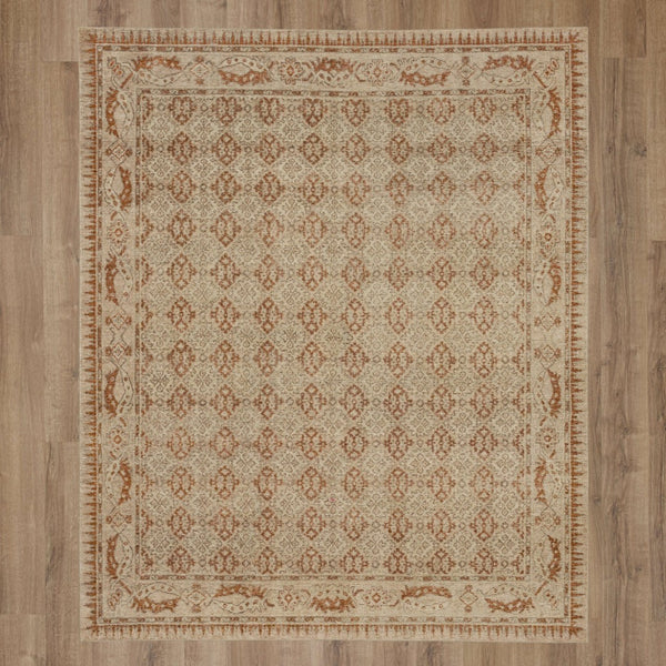 Karastan Rugs Artemisia By Bobby Berk Desert Star Hand Knotted Flatwoven Wool Area Rug Tan 9' x 12'
