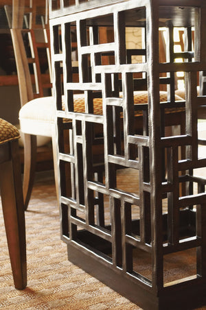 Lexington Tommy Bahama Home South Sea Dining Table - Embrace Island Living With Elegant Rattan And Stunning Glass Top Design Bali  536-875-60c