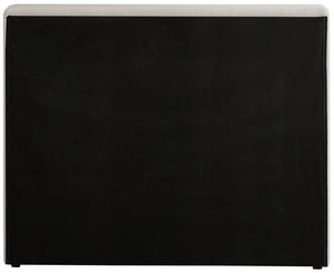 Devin Beige Linen Textured Fabric Twin Bed DevinBeige-T Meridian Furniture