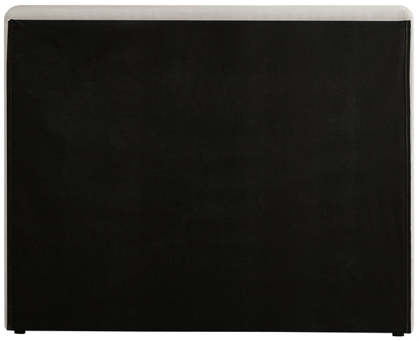 Devin Beige Linen Textured Fabric Twin Bed DevinBeige-T Meridian Furniture