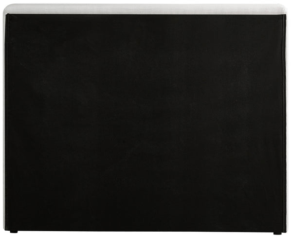 Devin Cream Linen Textured Fabric Twin Bed DevinCream-T Meridian Furniture