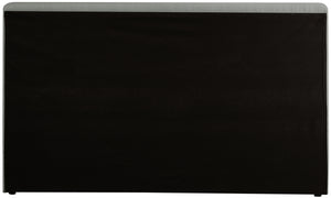 Devin Grey Linen Textured Fabric Full Bed DevinGrey-F Meridian Furniture