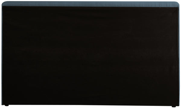 Devin Navy Linen Textured Fabric Full Bed DevinNavy-F Meridian Furniture