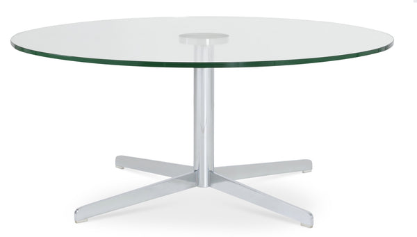 Soho Concept Diana Coffee Table - Elegant Black, Brass, Or Chrome Finish With Sturdy Steel Support & Modern Design   Soho-concept-dining-chair-13738