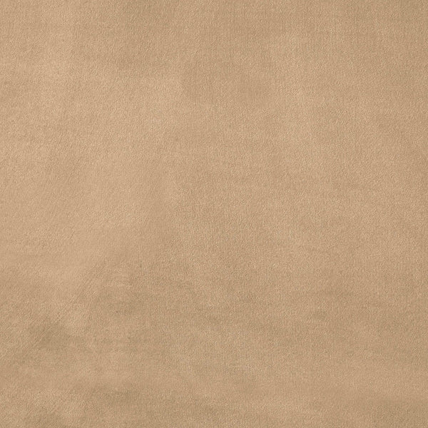 Meridian Furniture Dorian Low Profile King Bed Upholstered Velvet Panel Headboard for Modern Bedroom Decor Beige DorianBeige-K