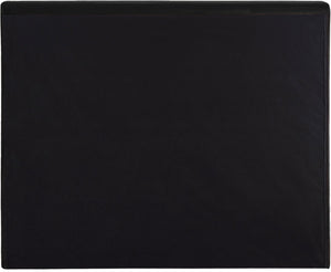 Meridian Furniture Dorian Velvet Twin Bed Low Profile Upholstered Frame and Headboard for Modern Bedrooms Black DorianBlack-T