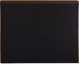Meridian Furniture Dorian Velvet Twin Bed Low Profile Upholstered Frame and Headboard for Modern Bedrooms Brown DorianBrown-T