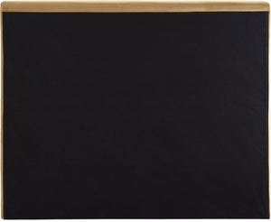Meridian Furniture Dorian Velvet Twin Bed Low Profile Upholstered Frame and Headboard for Modern Bedrooms Camel DorianCamel-T