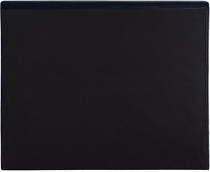 Meridian Furniture Dorian Velvet Twin Bed Low Profile Upholstered Frame and Headboard for Modern Bedrooms Navy DorianNavy-T