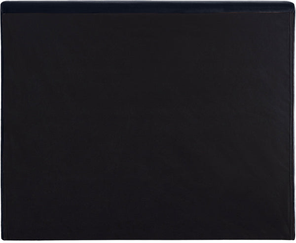 Meridian Furniture Dorian Velvet Twin Bed Low Profile Upholstered Frame and Headboard for Modern Bedrooms Navy DorianNavy-T