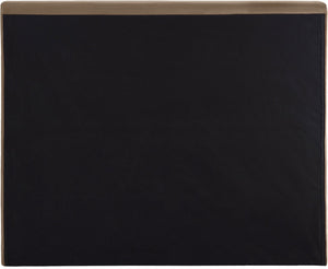 Meridian Furniture Dorian Velvet Twin Bed Low Profile Upholstered Frame and Headboard for Modern Bedrooms Taupe DorianTaupe-T