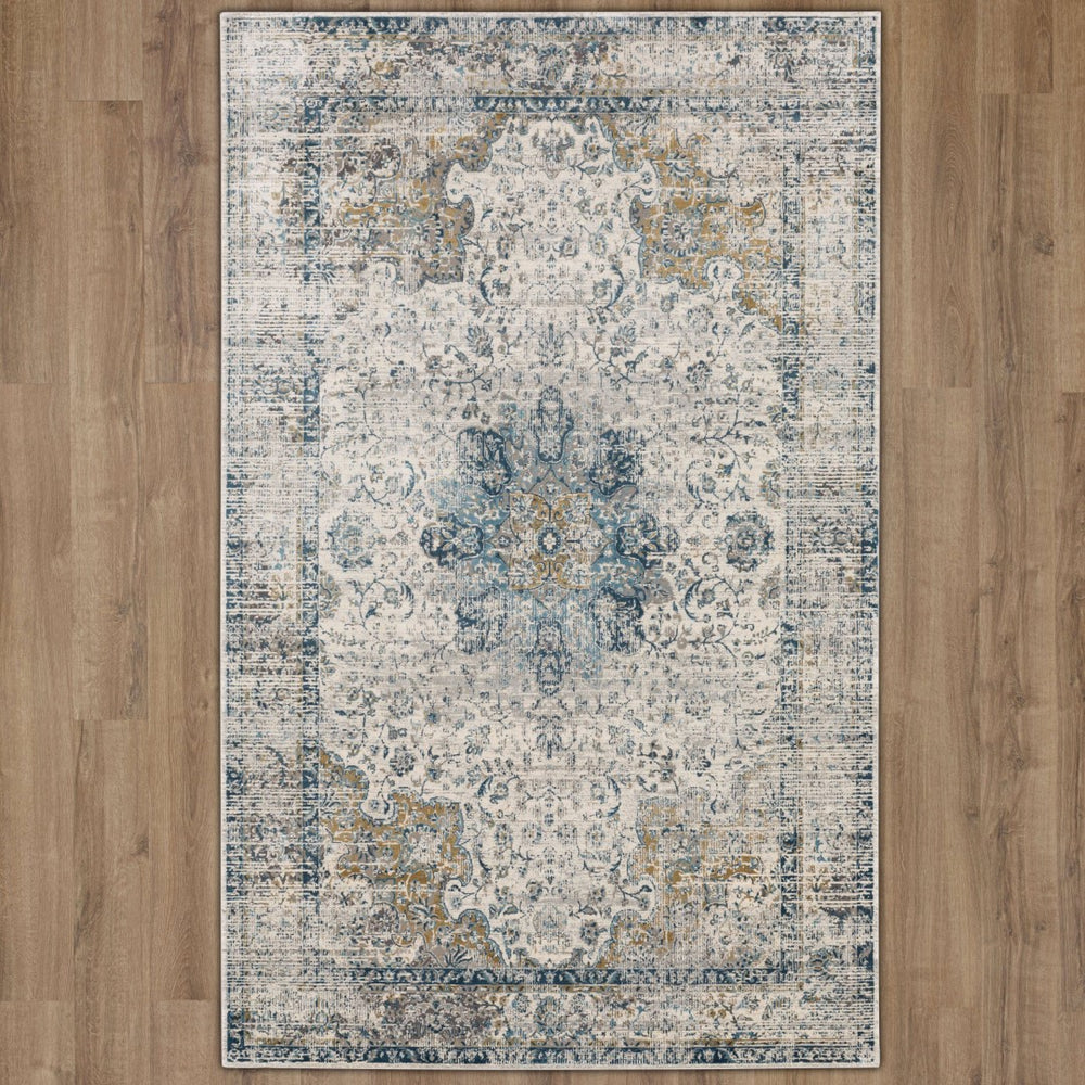Tryst Dorset Blue Area Rug RG075 103 060096 IP Karastan Rugs Mohawk
