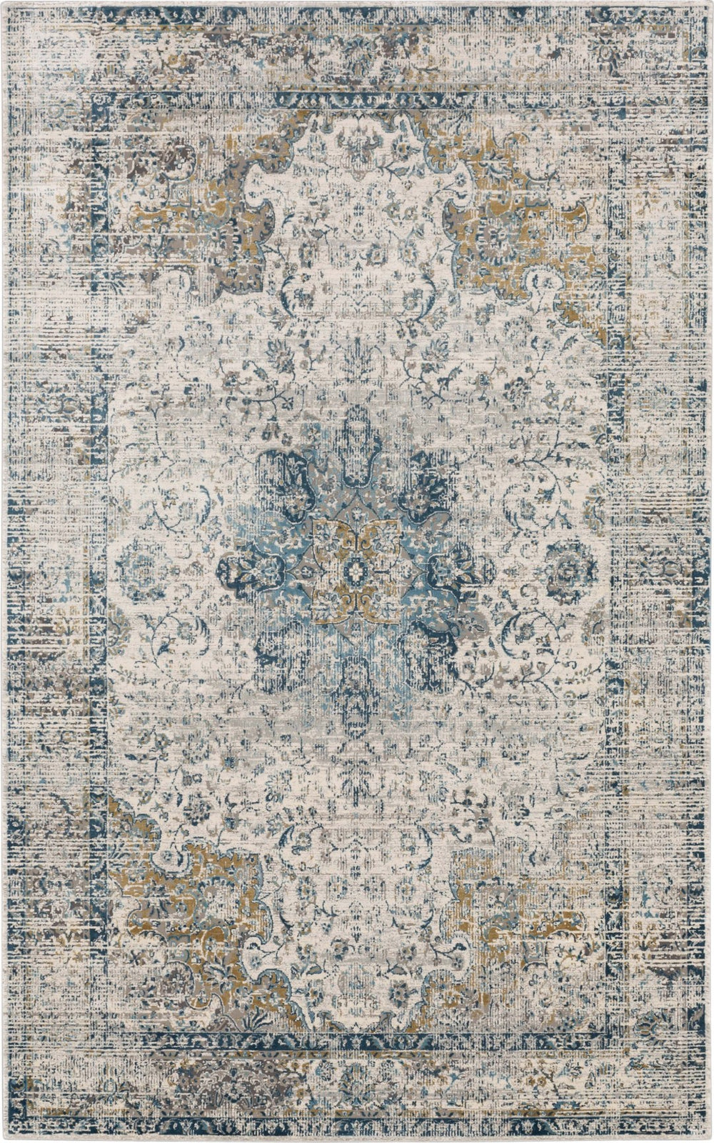 Tryst Dorset Blue Area Rug RG075 103 060096 IP Karastan Rugs Mohawk