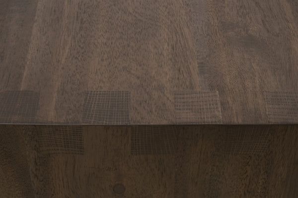 Essentials For Living Dovetail End Table - Transitional Acacia Design With Unique Waterfall Style & Practical Storage Shelf Burnished Brown Acacia Mdf,Acacia Veneer,Solid Rubberwood 6043.Bbrn