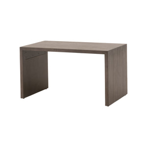 Dovetail Upholstered Coffee Table Ivanhoe Toast, Burnished Brown Acacia Z-OG818 Essentials for Living