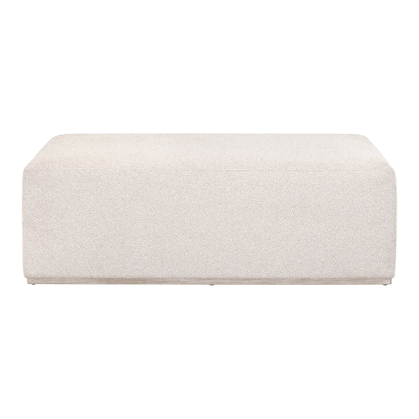 Dovetail Upholstered Coffee Table LiveSmart Gellar-Linen, Natural Gray Acacia 6042.NG/LGLIN Essentials for Living