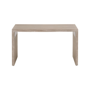 Dovetail Upholstered Coffee Table LiveSmart Gellar-Linen, Natural Gray Acacia 6042.NG/LGLIN Essentials for Living