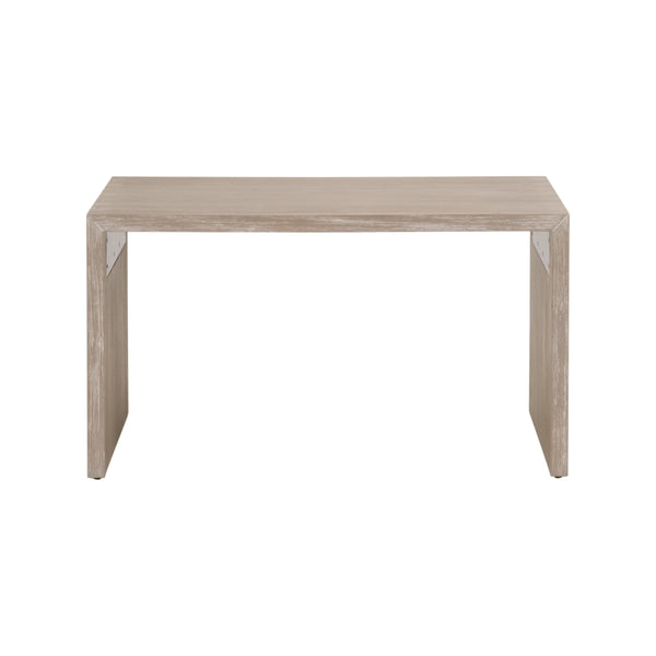 Dovetail Upholstered Coffee Table LiveSmart Gellar-Linen, Natural Gray Acacia 6042.NG/LGLIN Essentials for Living