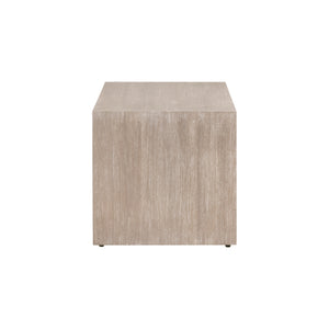 Dovetail Upholstered Coffee Table LiveSmart Gellar-Linen, Natural Gray Acacia 6042.NG/LGLIN Essentials for Living