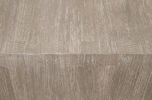 Dovetail Upholstered Coffee Table LiveSmart Gellar-Linen, Natural Gray Acacia 6042.NG/LGLIN Essentials for Living