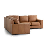 Tolland L Shaped Sectional Salt Flat - Tolland L Shaped Sectional Chestnut leather SFTOLLSEC01SC Malouf