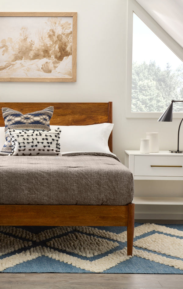 Stowe Bed, Twin, Chestnut Salt Flat - Stowe Bed Chestnut SFSTOWWBDTTCS Malouf