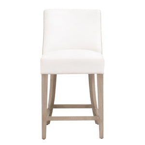 Duet Counter Stool LiveSmart Peyton-Pearl, Performance Bisque French Linen, Natural Gray Ash 6491-CSUP.NG/LPPRL/BIS Essentials for Living