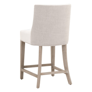 Duet Counter Stool LiveSmart Peyton-Pearl, Performance Bisque French Linen, Natural Gray Ash 6491-CSUP.NG/LPPRL/BIS Essentials for Living
