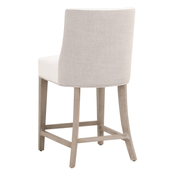Duet Counter Stool LiveSmart Peyton-Pearl, Performance Bisque French Linen, Natural Gray Ash 6491-CSUP.NG/LPPRL/BIS Essentials for Living
